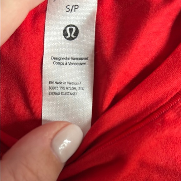 Lululemon Wundermost Ultra-Soft Nulu Crewneck Cropped T-Shirt small - Picture 4 of 4